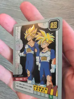 2013 Dragon ball Z SS Teen Gohan & Goku Foil Akira Toriyama Card Cell Games Saga - Image 4