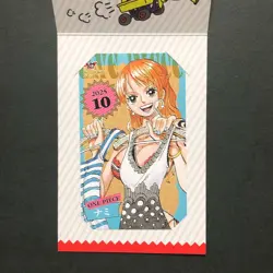 R489 Nami Japanese One Piece Jump Shop Mini Bromide Card 2025 O25 - Image 1