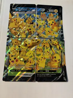 Pikachu V-Union [Set of 4] SWSH: Sword & Shield Promo Cards Holo - Image 1