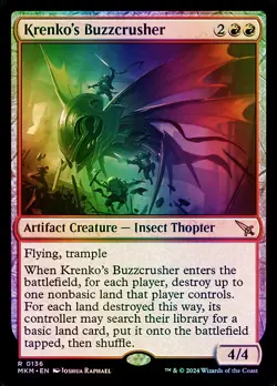 Krenko's Buzzcrusher Murders at Karlov Manor NM MTG Foil - Image 1