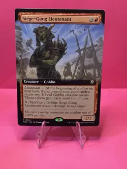 Siege-Gang Lieutenant (Extended Art) Commander: Modern Horizons 3 Regular - Image 1