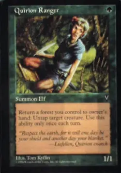 Quirion Ranger - Visions: #117, Magic: The Gathering Nm R124 - Image 1