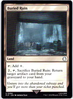 #254 Buried Ruin Universes Beyond: Fallout Uncommon - Image 1