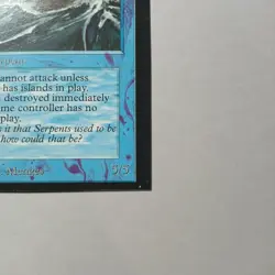 Sea Serpent x (1) MTG - Collectors' Edition (CE) - EX/NM **MISCUT** - Image 5