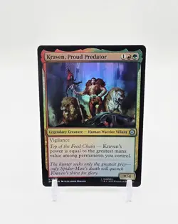 Kraven, Proud Predator Uncommon Foil Magic The Gathering Marvel's Spider-Man 132 - Image 1