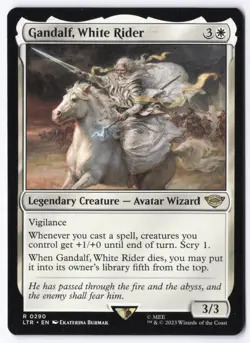Gandalf, White Rider R Universes Beyond: The Lord of the Rings: Tales of Middle- - Image 1