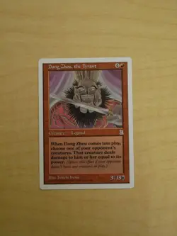 Magic the Gathering: Dong Zhou, the Tyrant - Portal Three Kingdoms (EX+) - Image 1