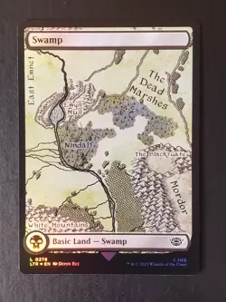 MTG: LoTR: Swamp Full Art Foil 0276 - Image 2