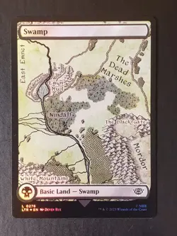MTG: LoTR: Swamp Full Art Foil 0276 - Image 3