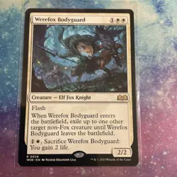 Werefox Bodyguard (REGULAR) x1 - MTG Wilds of Eldraine WOE #39 - Image 1