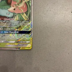 Pokemon Venusaur Snivy GX Holo Ultra Rare Card 1/236 Tag Team Cosmic Eclipse - Image 4