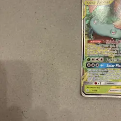 Pokemon Venusaur Snivy GX Holo Ultra Rare Card 1/236 Tag Team Cosmic Eclipse - Image 5