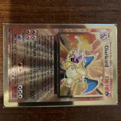 Pokemon Celebrations Premium Collection Metal Gold Charizard 4/102 - Image 1