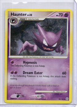 Haunter 50/130 Diamond & Pearl Pokemon TCG Uncommon LP - Image 1