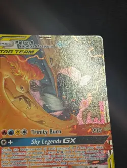 2019 POKEMON HIDDEN FATES MOLTRES & ZAPDOS & ARTICUNO TAG TEAM GX 44/68 - Image 3