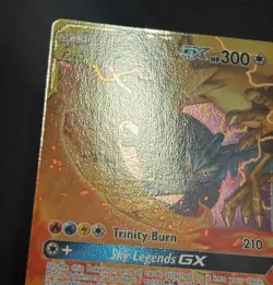 2019 POKEMON HIDDEN FATES MOLTRES & ZAPDOS & ARTICUNO TAG TEAM GX 44/68 - Image 4