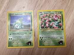 Pokemon Erika's Venusaur 4/132 HP w/ Bulbasaur + Ivysaur Gym Challenge 39+41/132 - Image 2