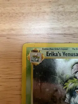 Pokemon Erika's Venusaur 4/132 HP w/ Bulbasaur + Ivysaur Gym Challenge 39+41/132 - Image 4