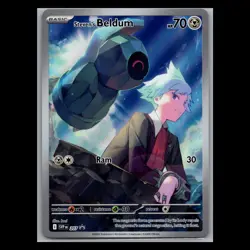 Pokemon Destined Rivals - Steven's Beldum Full Art - SVP 207 - Black Star Promo - Image 1