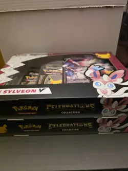 2x Pokemon TCG 25th Anniversary Celebration Dark Sylveon V Collection Box Sealed - Image 3