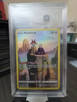 2022 Pokemon Astral Radiance #TG12 /TG30 Hoothoot Full Art Tag 8.5 - Image 1