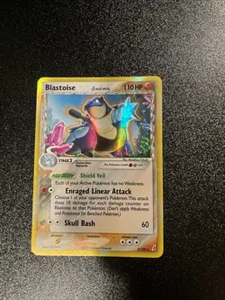 Pokemon TCG Blastoise (Delta Species) EX Crystal Guardians 2/100 Holo Holo Rare - Image 1