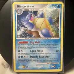 Pokemon Blastoise Platinum 2009 Holo Rare 2/127 - Image 1