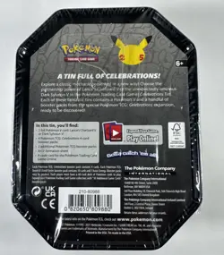 Pokemon TCG Celebrations 25th Anniversary Tin Factory Sealed Dark Sylveon V - Image 2