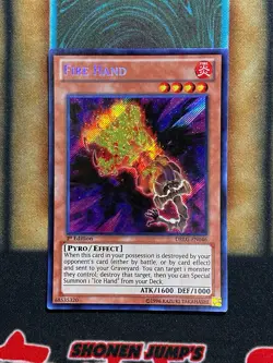 Yugioh Fire Hand DRLG-EN046 Secret Rare 1st Ed NM - Image 1