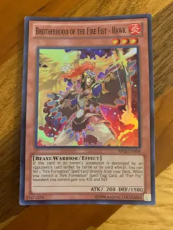 Brotherhood of the Fire Fist - Hawk AP02-EN008 Unl Edition Super Rare VLP+ BONUS - Image 1