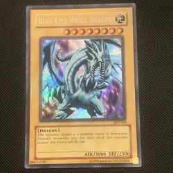Blue-Eyes White Dragon. BPT-009. Secret Rare. Yu-Gi-Oh! - Image 1