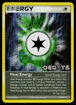 Pokemon Card - Heal Energy Deoxys 94/107 Reverse Holo Stamped - Image 1