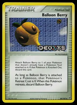 Pokemon Card - Balloon Berry Deoxys 84/107 Reverse Holo Stamped - Image 1