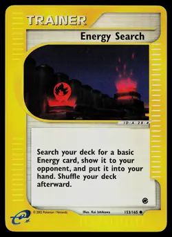 Pokemon Card - Energy Search Expedition 153/165 Reverse Holo - Image 1