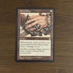 Jinxed Ring Stronghold Regular NM 1998 Magic: The Gathering Card - Image 1
