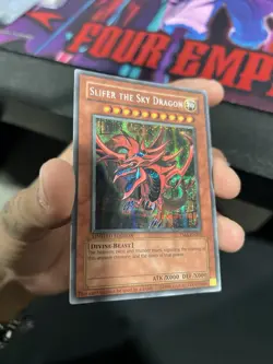 Yu-Gi-Oh! Slifer The Sky Dragon Dark Side of Dimensions Card YMA-EN001 LP - Image 2
