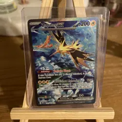 Pokemon TCG Zapdos EX Scarlet Violet-151 Special Illustration Rare Card 202/165 - Image 1