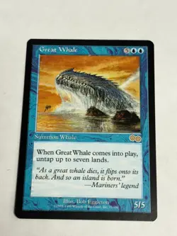 Great Whale Urza's Saga Magic The Gathering MTG Card - Image 2