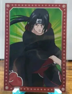 2024 Topps Animax Official Naruto Cards Itachi #166 Character Bio Foil - Image 1