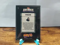 2024 Topps Animax Official Naruto Cards Itachi #166 Character Bio Foil - Image 2