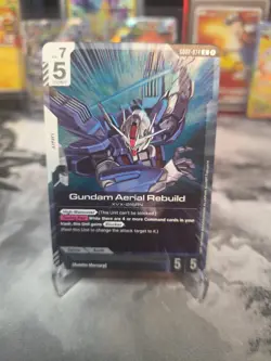 Gundam Card Game Dual Impact Gundam Aerial Rebuild GD02-074 - Image 1