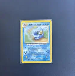 Pokemon TCG Light Vaporeon Neo Destiny 52/105 Regular Uncommon Card - Image 1