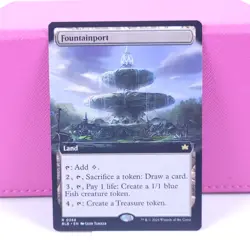 [1x] Fountainport - Extended Art Near Mint, English Bloomburrow MTG Magic - Image 1