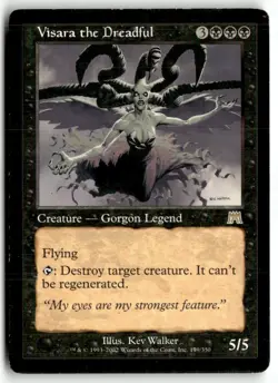 MTG Visara the Dreadful - Onslaught Heavily Played English - Image 1