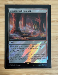 MTG: Dragonskull Summit (Surge Foil) Commander: Final Fantasy Surge Foil NM - Image 1