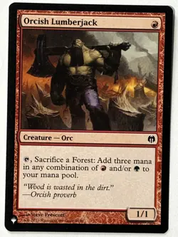 MTG Duel Decks (DDL 044) Orcish Lumberjack - NM Pack Fresh - Common - The List - Image 1