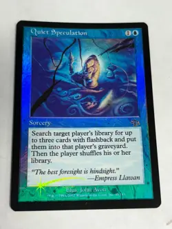 Quiet Speculation - Judgment - FOIL - NM/EX - Magic the Gathering MTG - Image 1