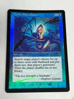Quiet Speculation - Judgment - FOIL - NM/EX - Magic the Gathering MTG - Image 2