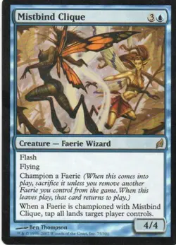 MTG: Lorwyn: Mistbind Clique: Lightly Played Condition - Image 1