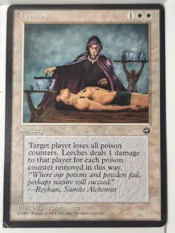 Leeches - Homelands - Magic the Gathering MTG Nice! - Image 1